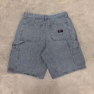 Ezekiel Striped Cargo Shorts Blue White Workwear Style Size 31